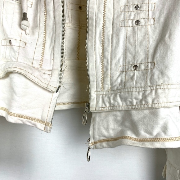 Mur Mur Ivory Double Zipper Jacket - Picture 6 of 10